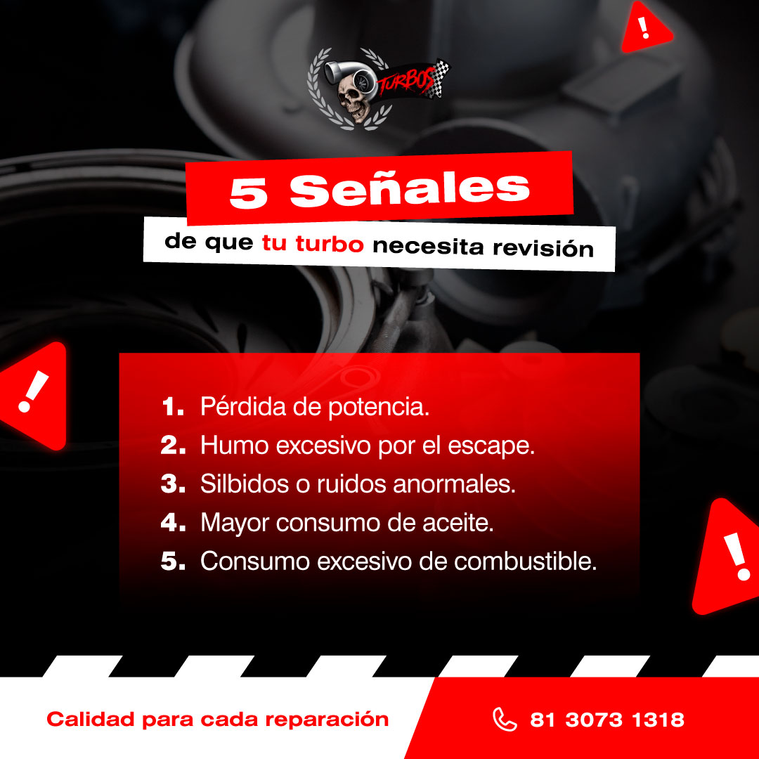 5 señales de que tu turbo necesita revisión